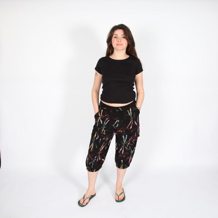 Cropped Batik Trousers