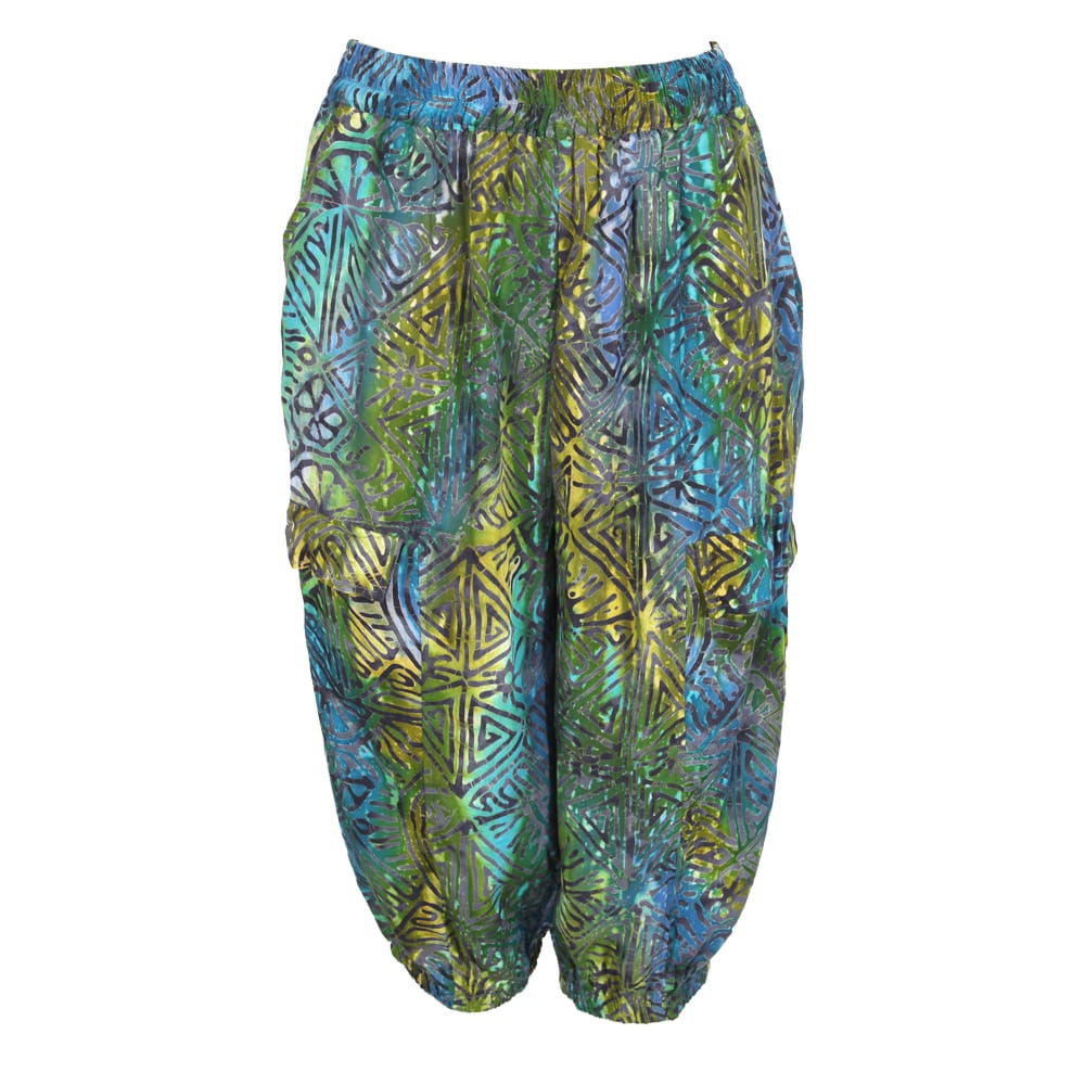 Cropped Batik Trousers