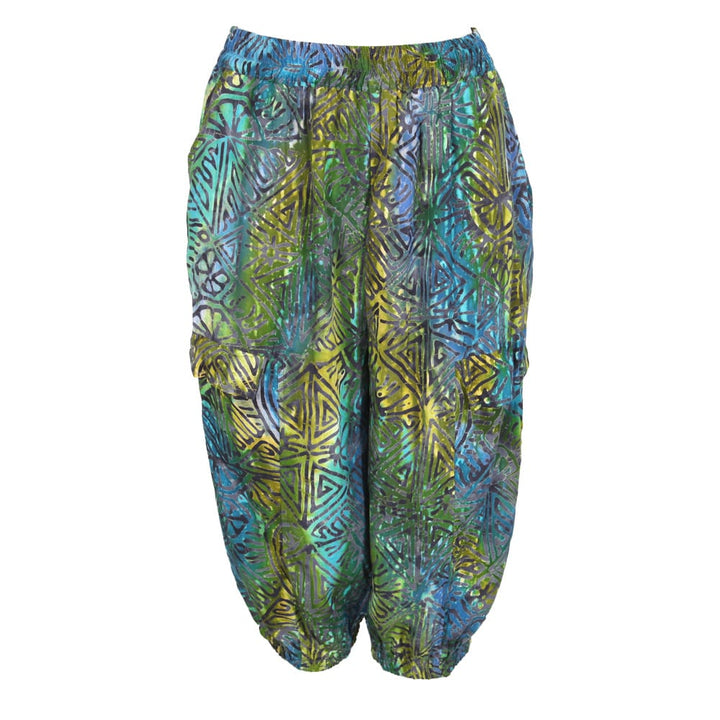 Cropped Batik Trousers