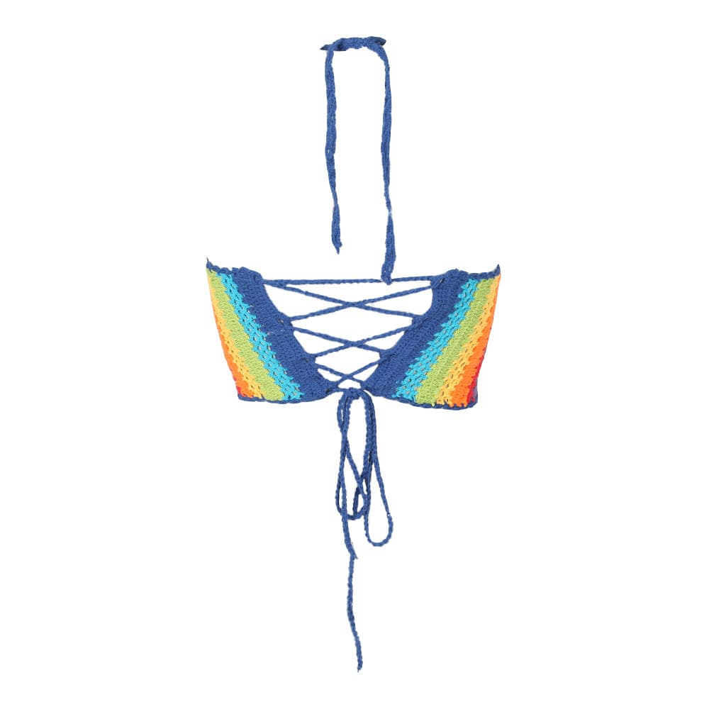 Rainbow Crochet Halter Top – The Hippy Clothing