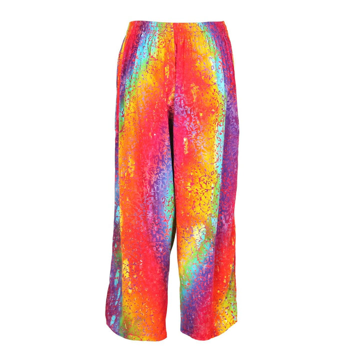 Rainbow Batik Pattern Trousers