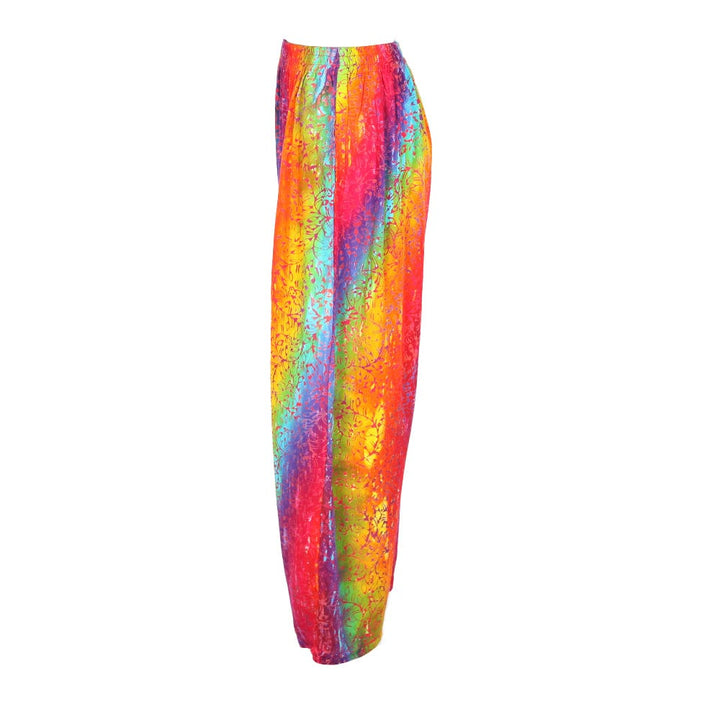 Rainbow Batik Pattern Trousers