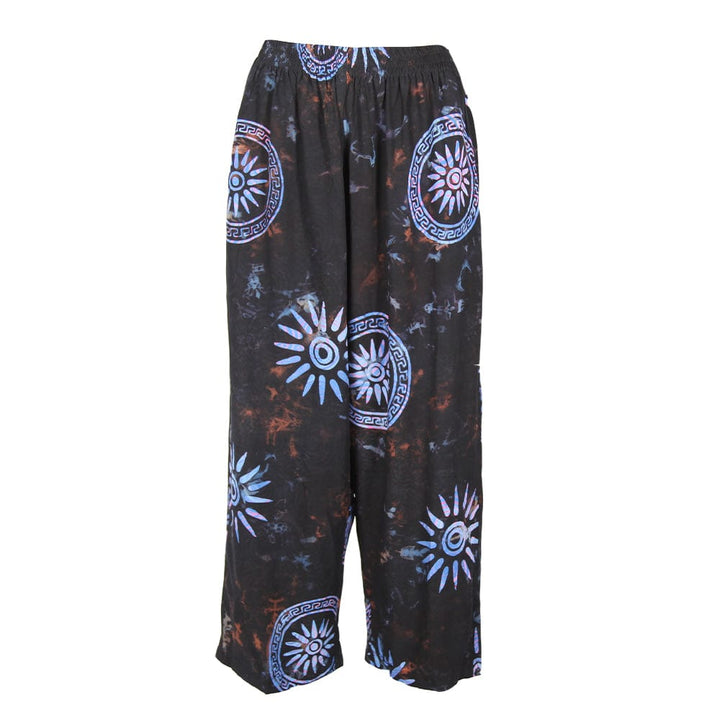 Men's Abstract Sun Symbol Trousers