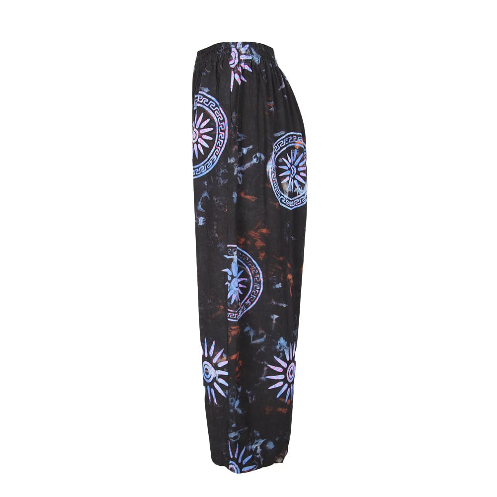 Men's Abstract Sun Symbol Trousers