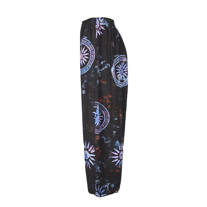 Men's Abstract Sun Symbol Trousers