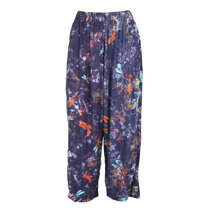 Men's Dragonfly Batik Print Trousers