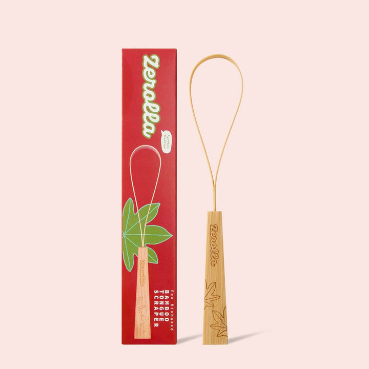 Eco Biobased Bamboo Tongue Scraper