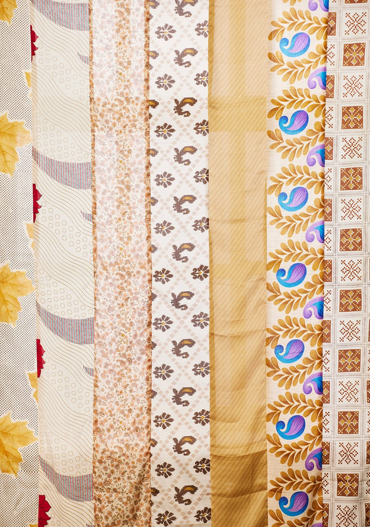 Recycled Sari Curtain Panel