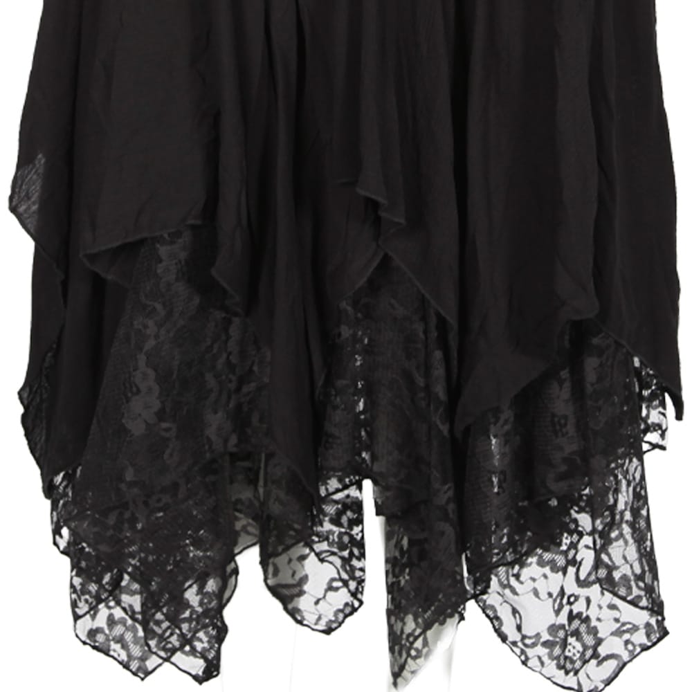 Hanky Hem Lace Goth Skirt