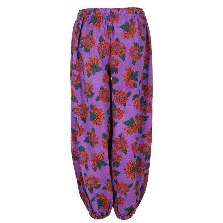 Sunflower Print Genie Pants