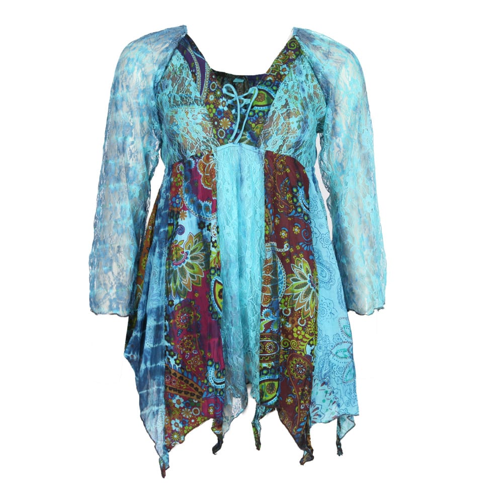 Long Sleeve Lace Fairycore Top