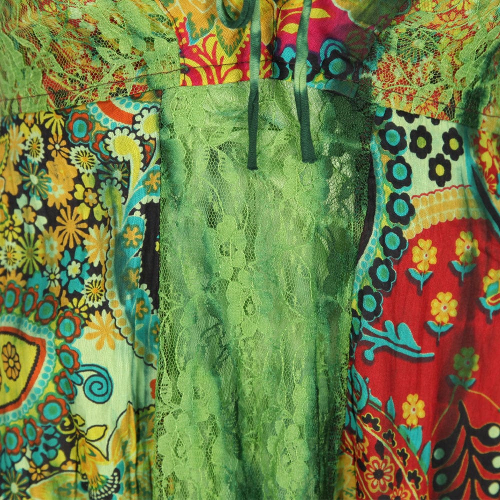 Fairy Pixie Patchwork Lace top