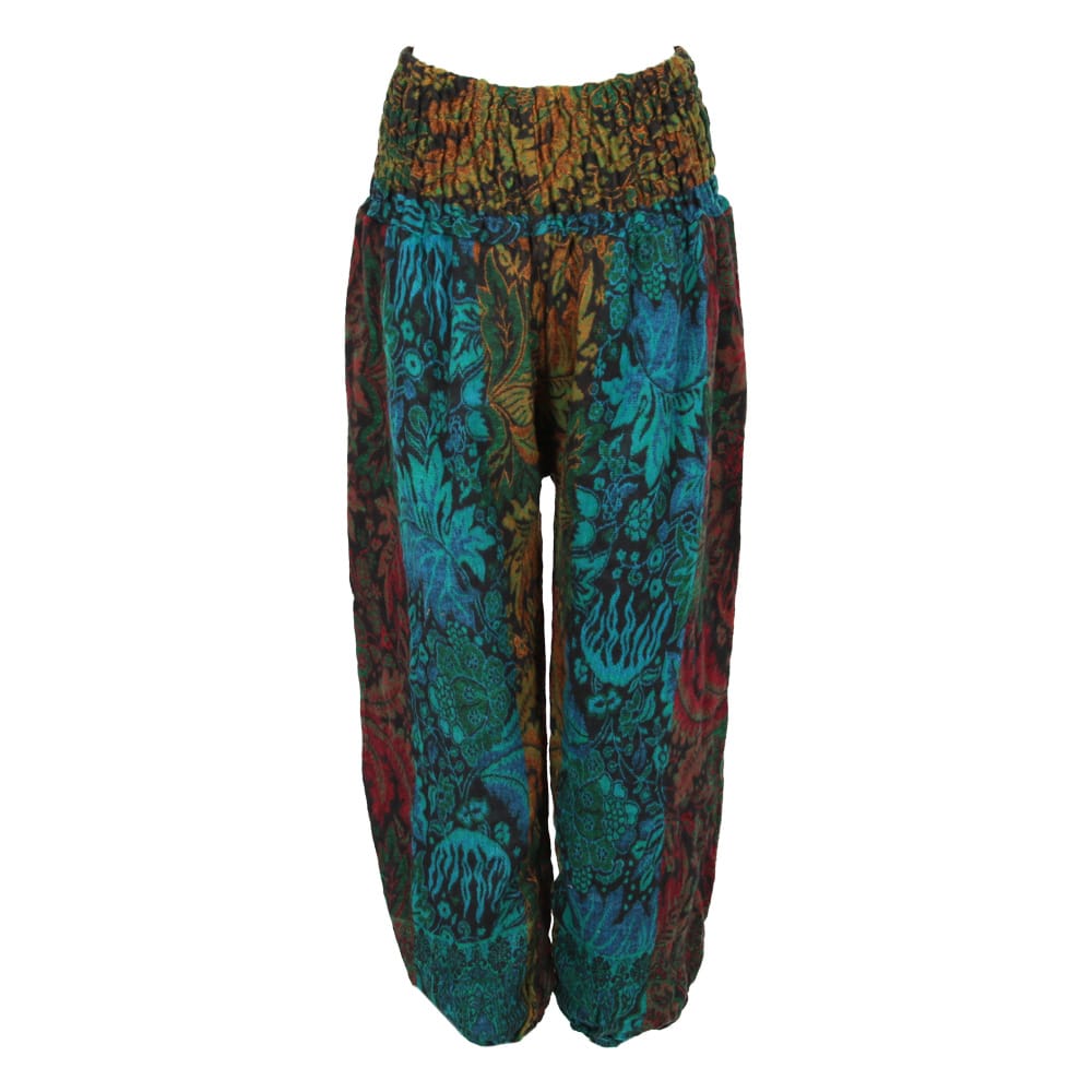Floral Cashmelon Genie Pants