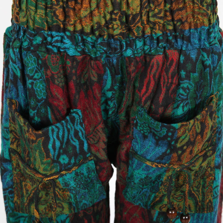 Floral Cashmelon Genie Pants