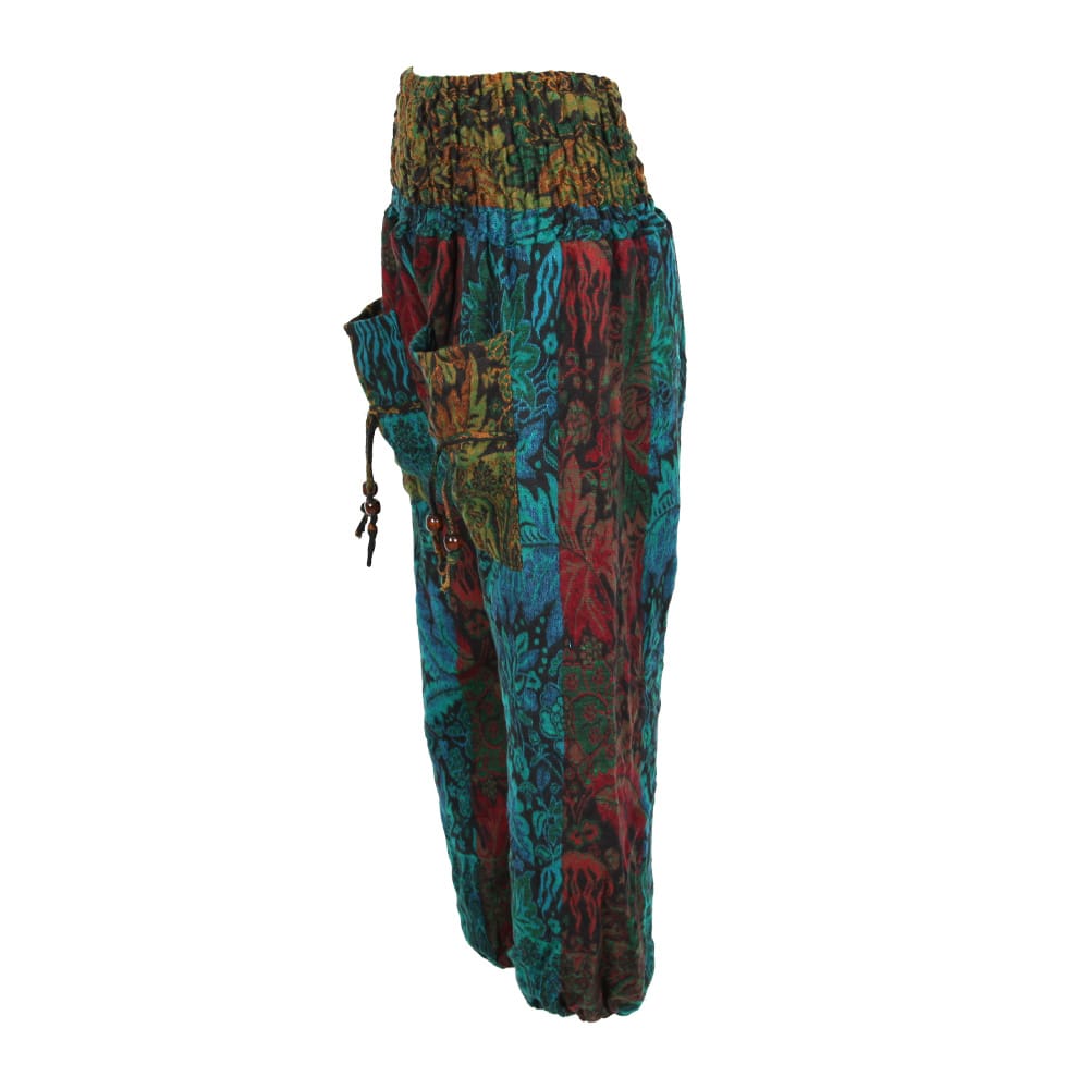 Floral Cashmelon Genie Pants