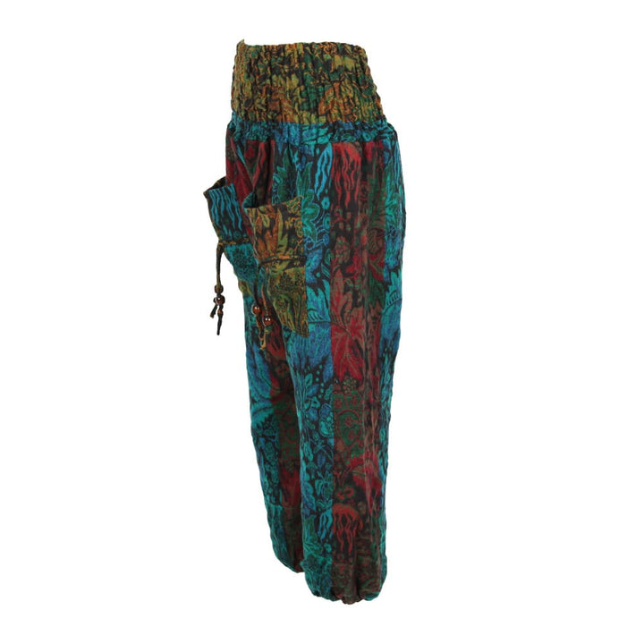 Floral Cashmelon Genie Pants