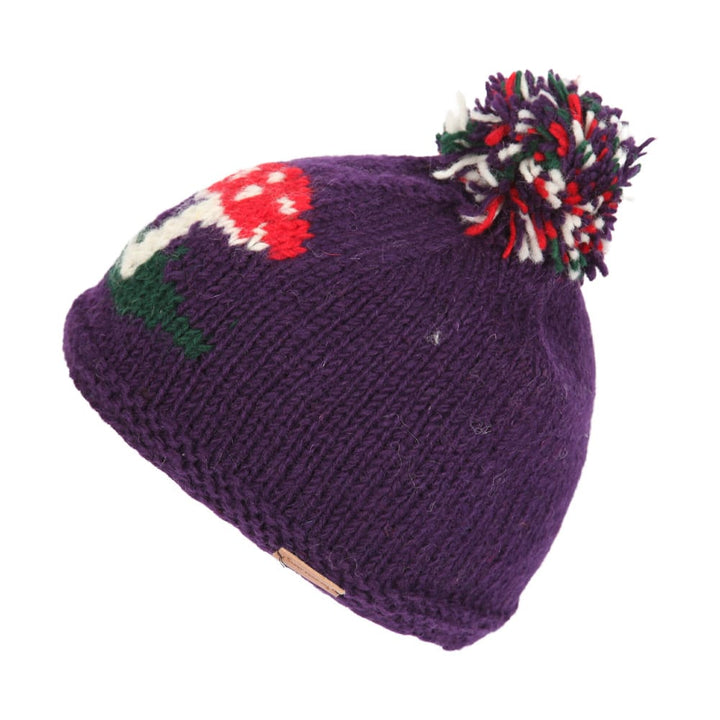 Mushroom Knit Wooly Hat