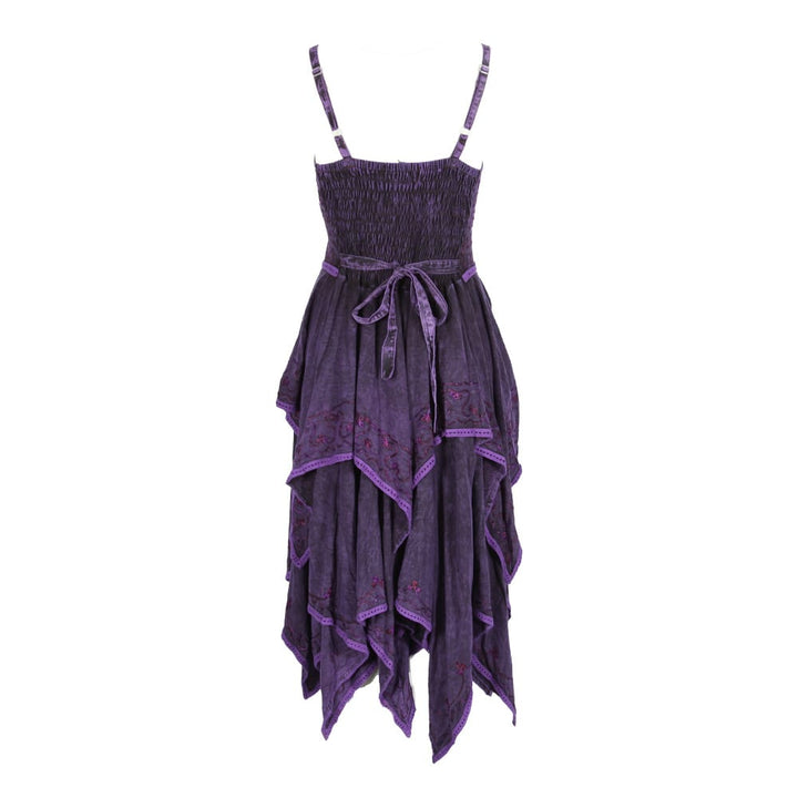 Layered Handkerchief Corset Dress