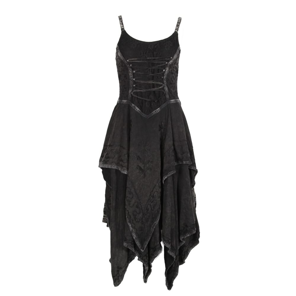 Layered Handkerchief Corset Dress