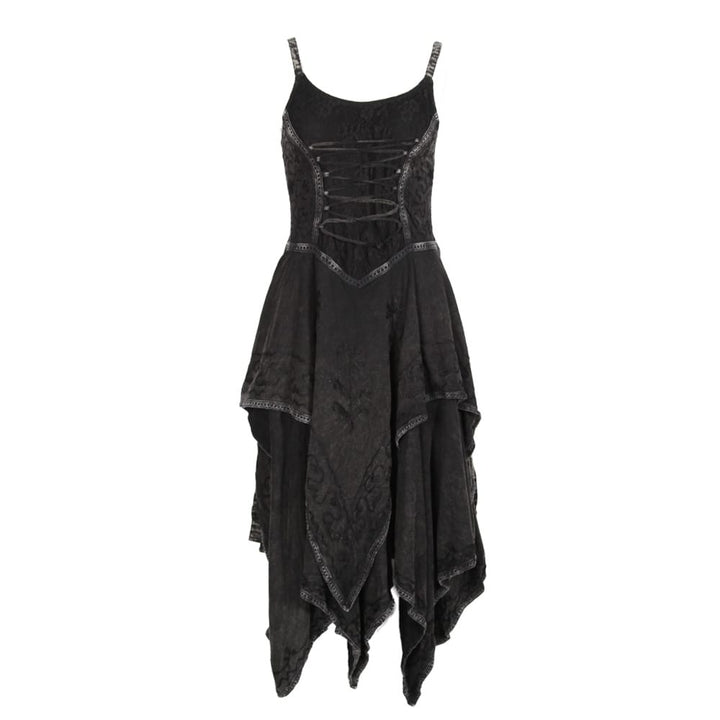 Layered Handkerchief Corset Dress