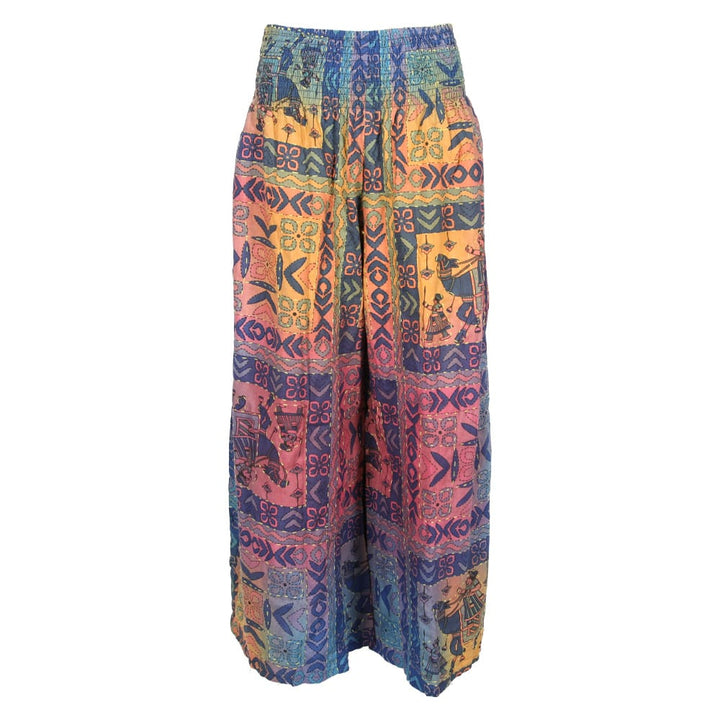 Tie Dye Kantha Flares