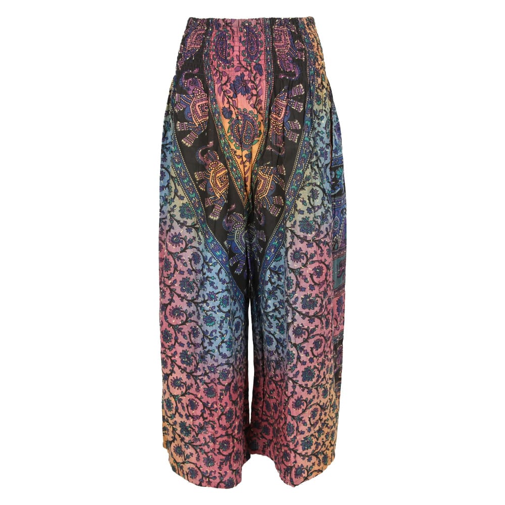 Tie Dye Kantha Flares