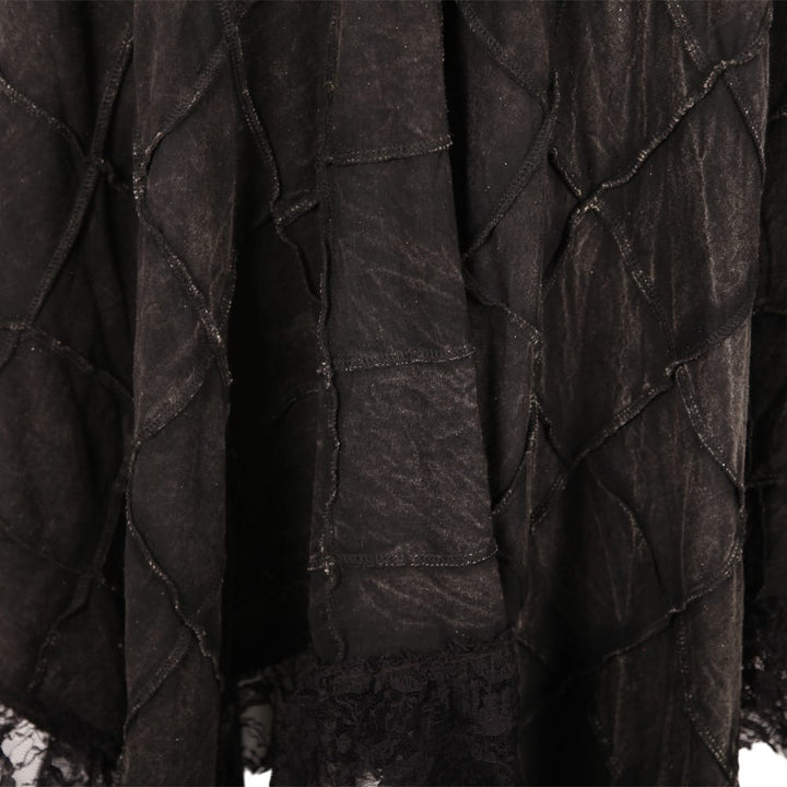 Hanky Lace Hem Patch Skirt