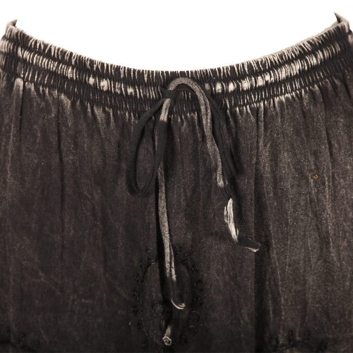 Hanky Lace Hem Patch Skirt