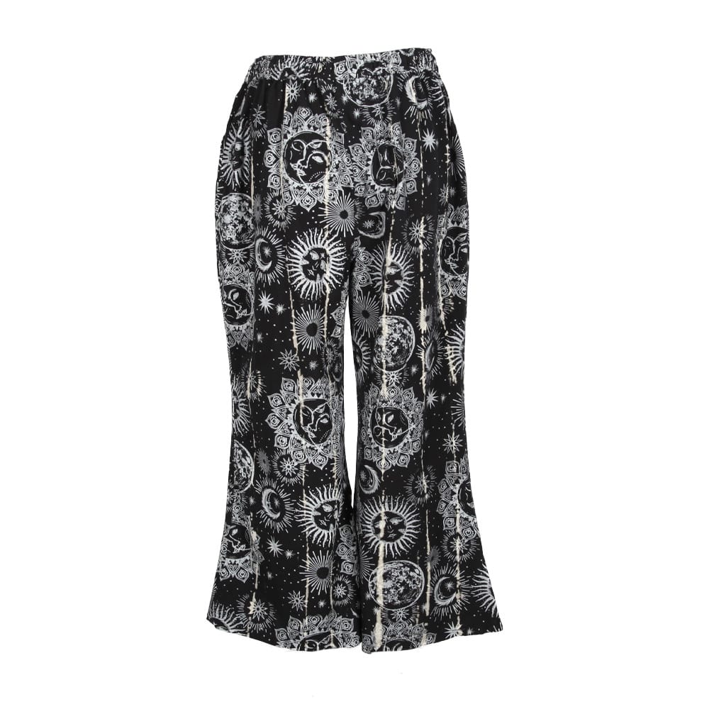 Flared Over Dyed Wide Leg Trousers