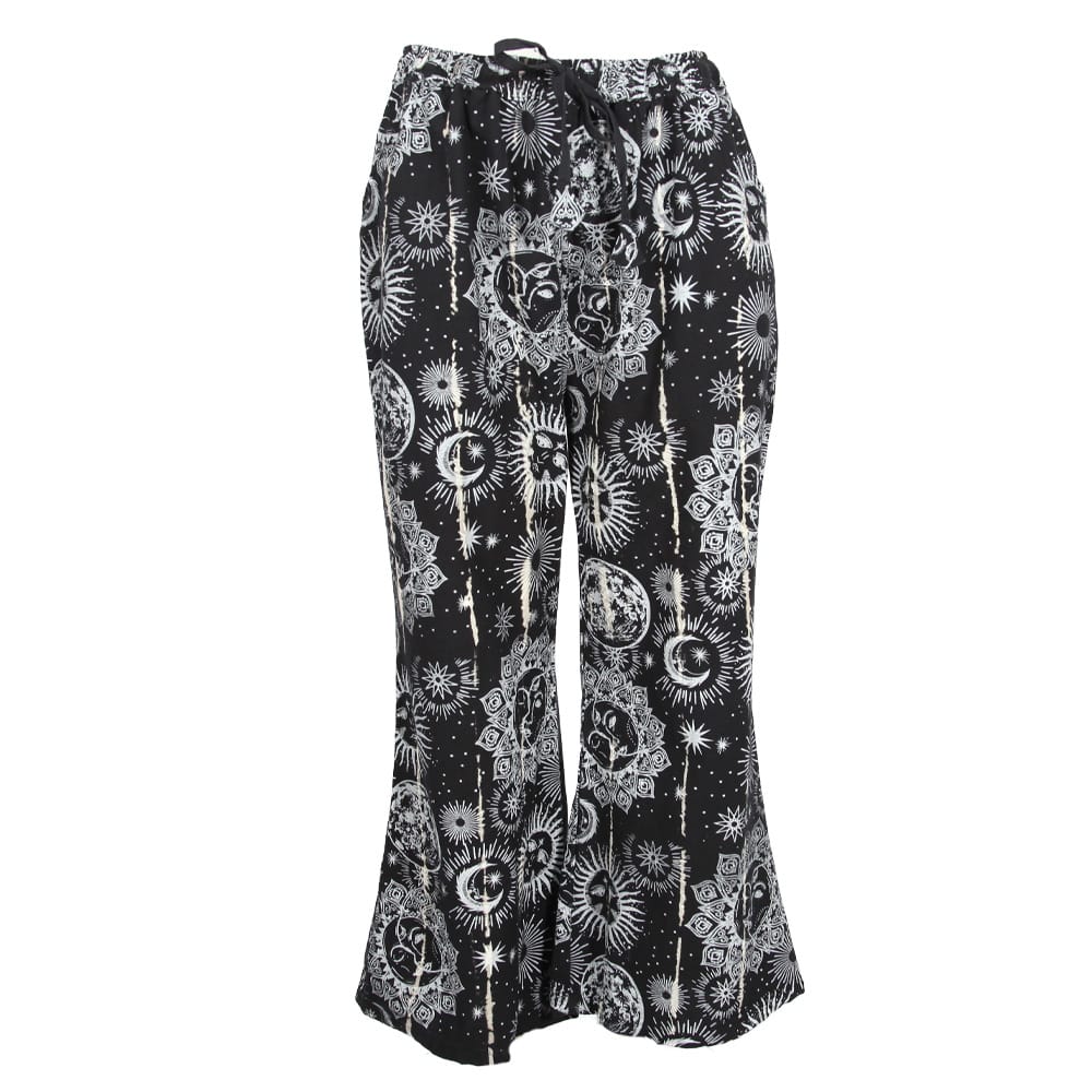 Flared Over Dyed Wide Leg Trousers