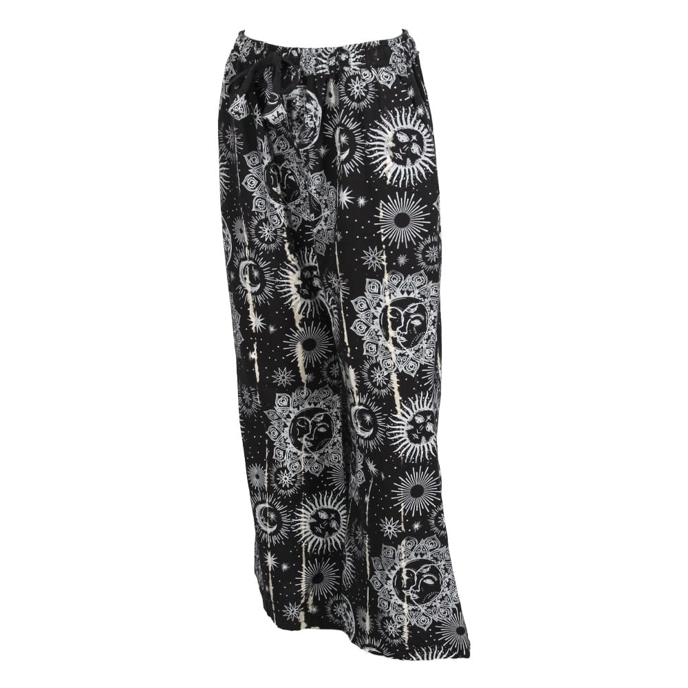 Flared Over Dyed Wide Leg Trousers