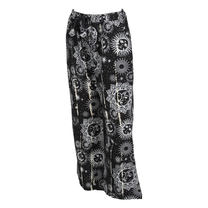 Flared Over Dyed Wide Leg Trousers
