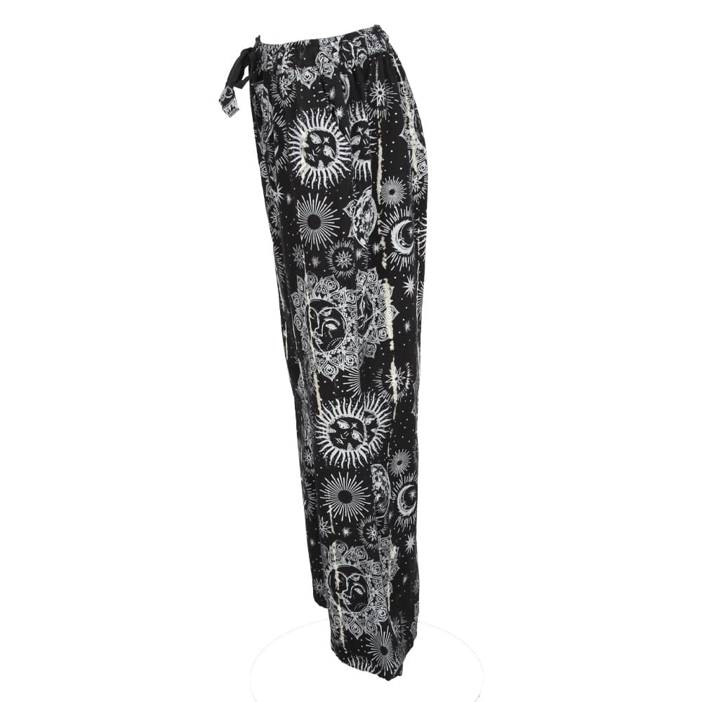 Flared Over Dyed Wide Leg Trousers