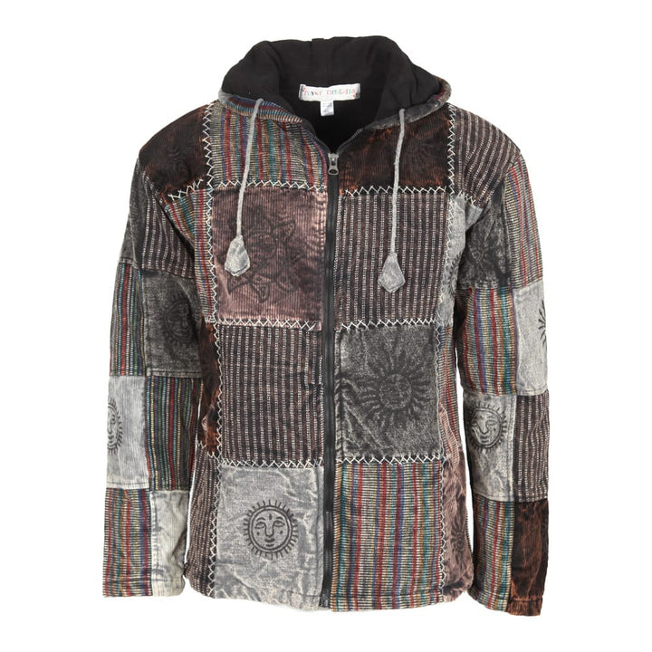 Fleece Lined Patchwork Jacket