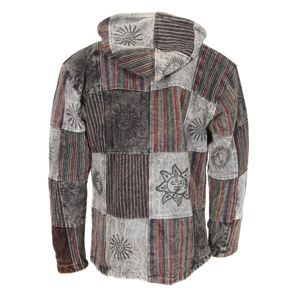 Fleece Lined Patchwork Jacket