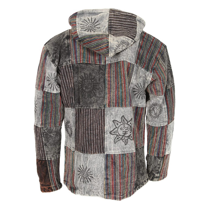 Fleece Lined Patchwork Jacket