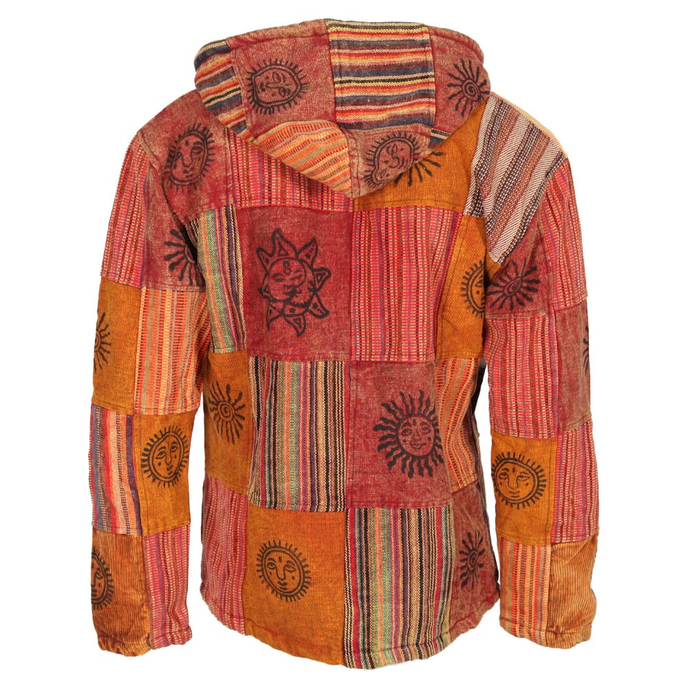 Fleece Lined Patchwork Jacket