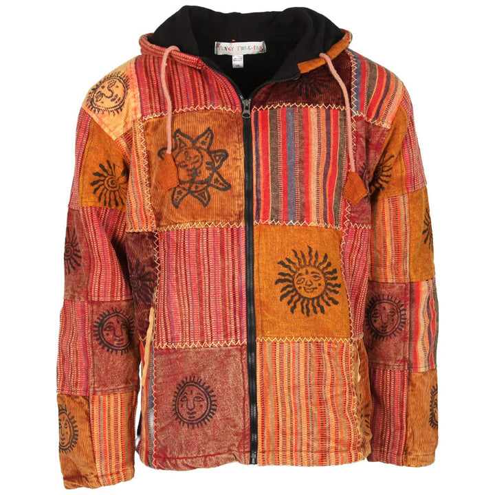 Fleece Lined Patchwork Jacket