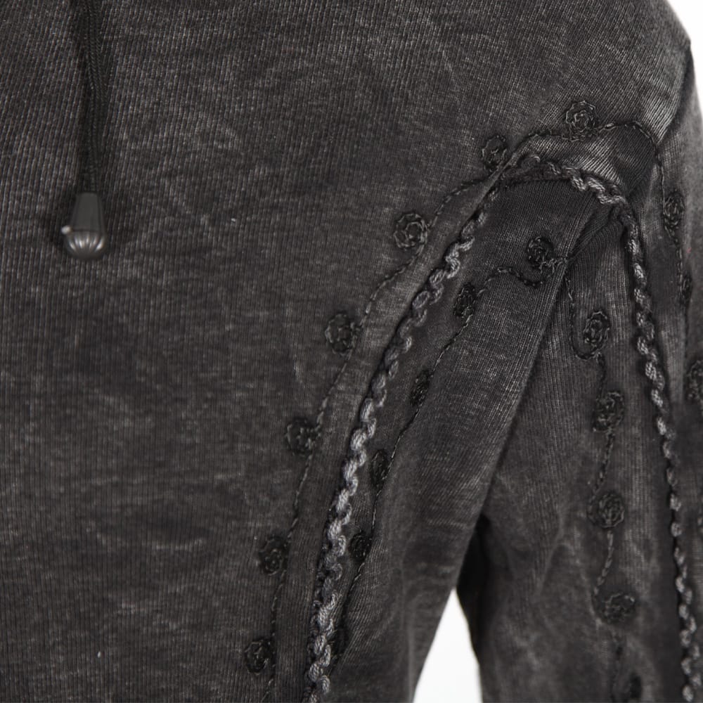 Split Cuff Pixie Hoodie