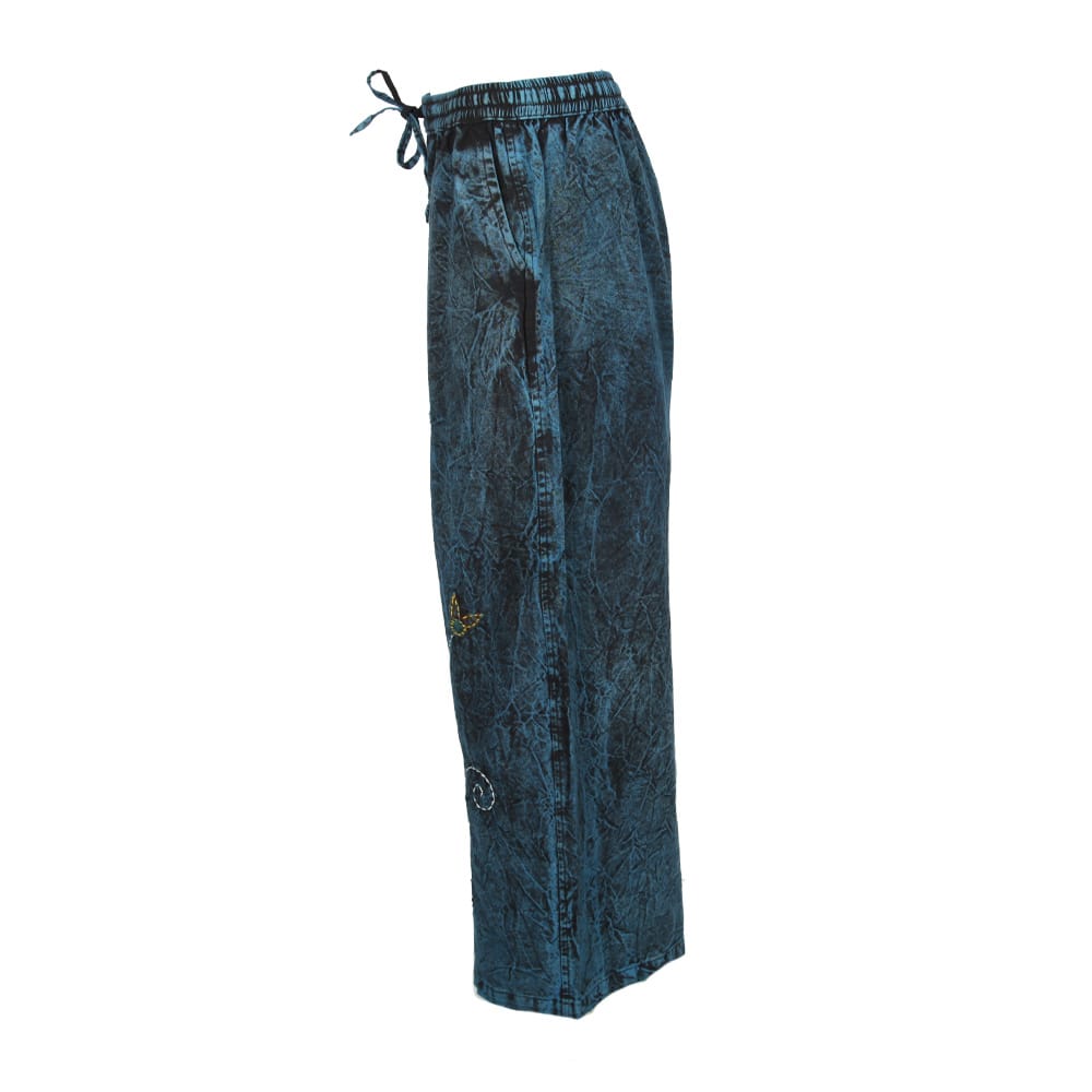 Aplique Wide Leg Trousers