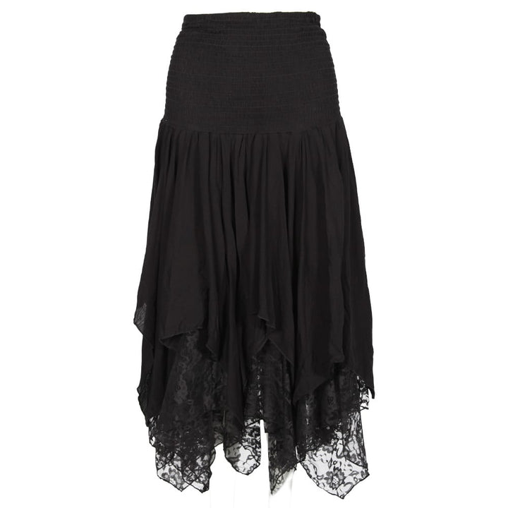 Hanky Hem Lace Goth Skirt
