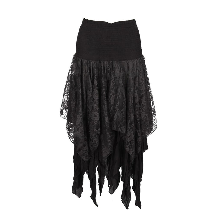 Hanky Hem Lace Goth Skirt