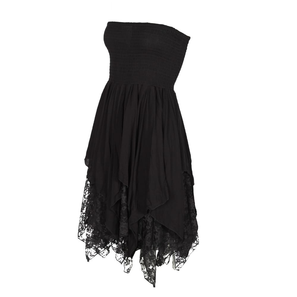 Hanky Hem Lace Goth Skirt