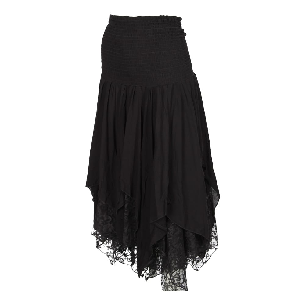 Hanky Hem Lace Goth Skirt