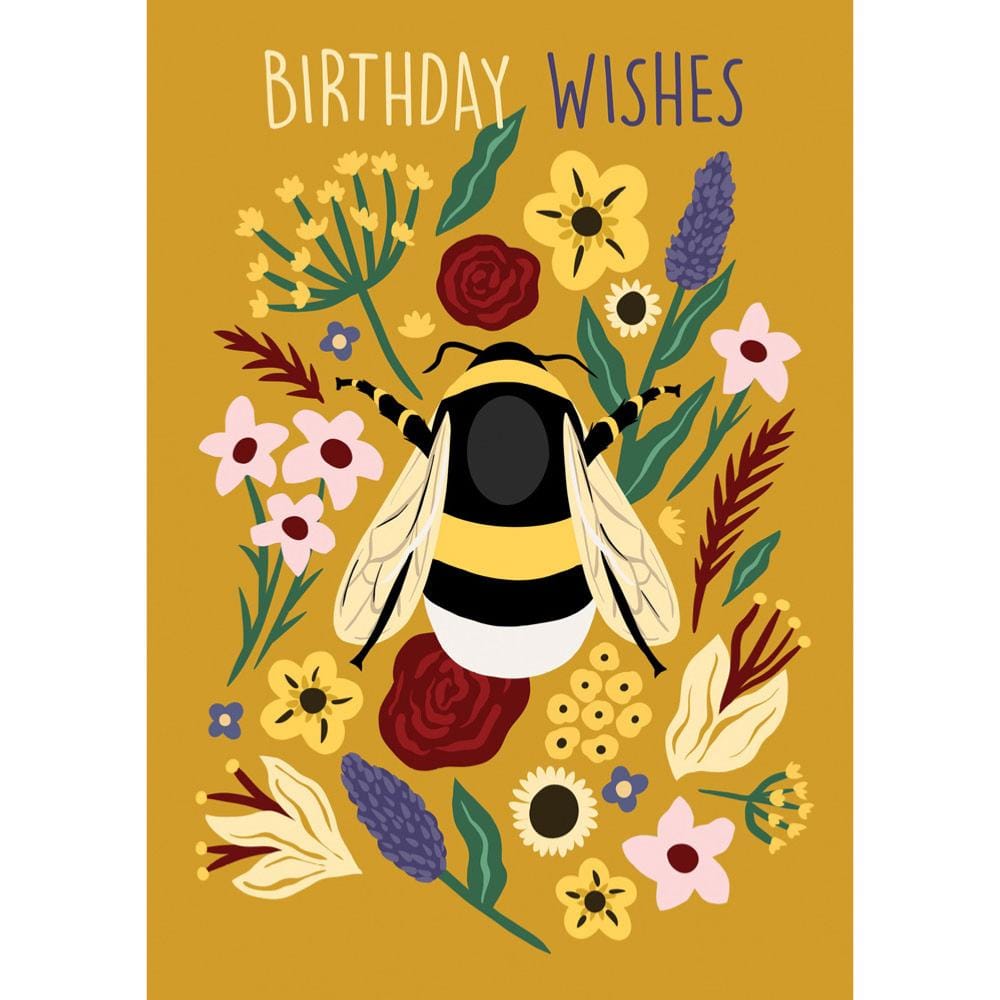 Queen Bee Birthday Card