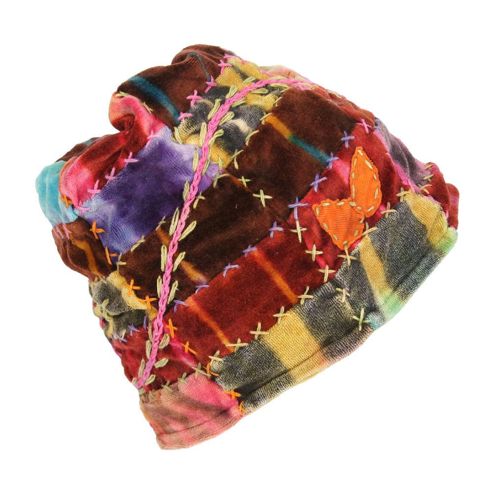 Velvet Patchwork Hat