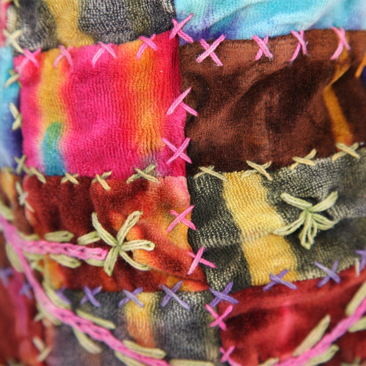 Velvet Patchwork Hat