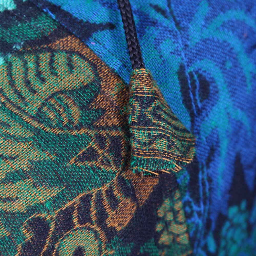 Floral V Shaped Poncho