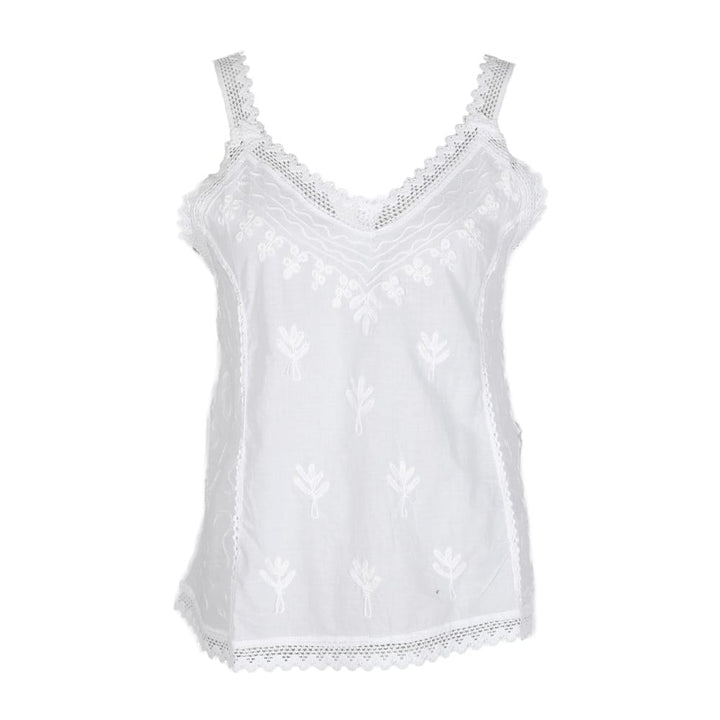 Cami Embroidered Vest Top