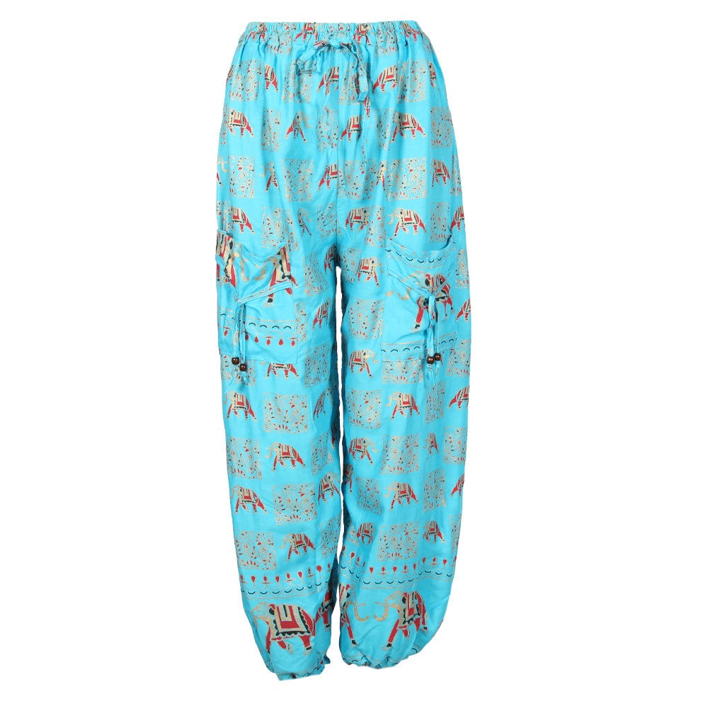 Foil Print Indian Harem Pants